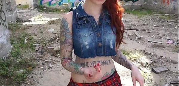  Redhead rocker chick assfucked in the ghetto Sheena Rose 2